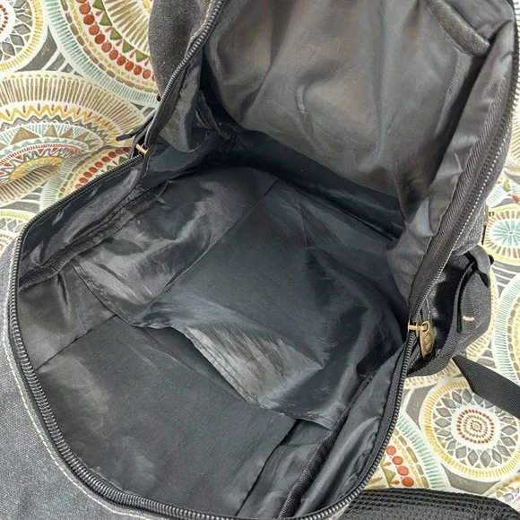 Or@MI Black Denim Backpack - Picture 7 of 7